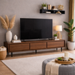 Walnoir Noirwood luxury solid wood AV unit from Aurelia Collection by DF2H