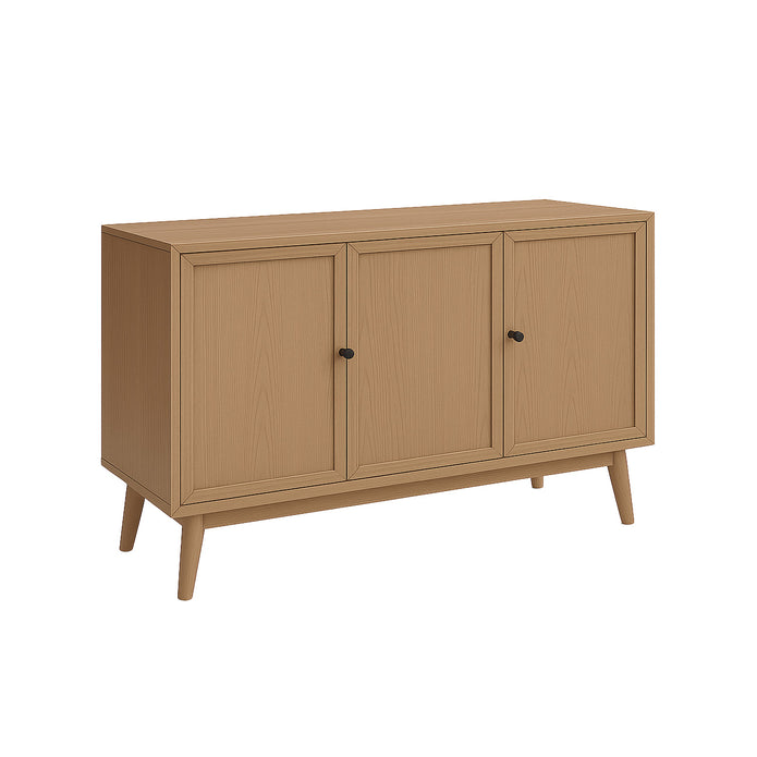 Angled view — Amara sideboard Honey Ash