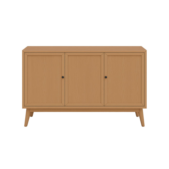 Amara sideboard in Honey Ash — front view