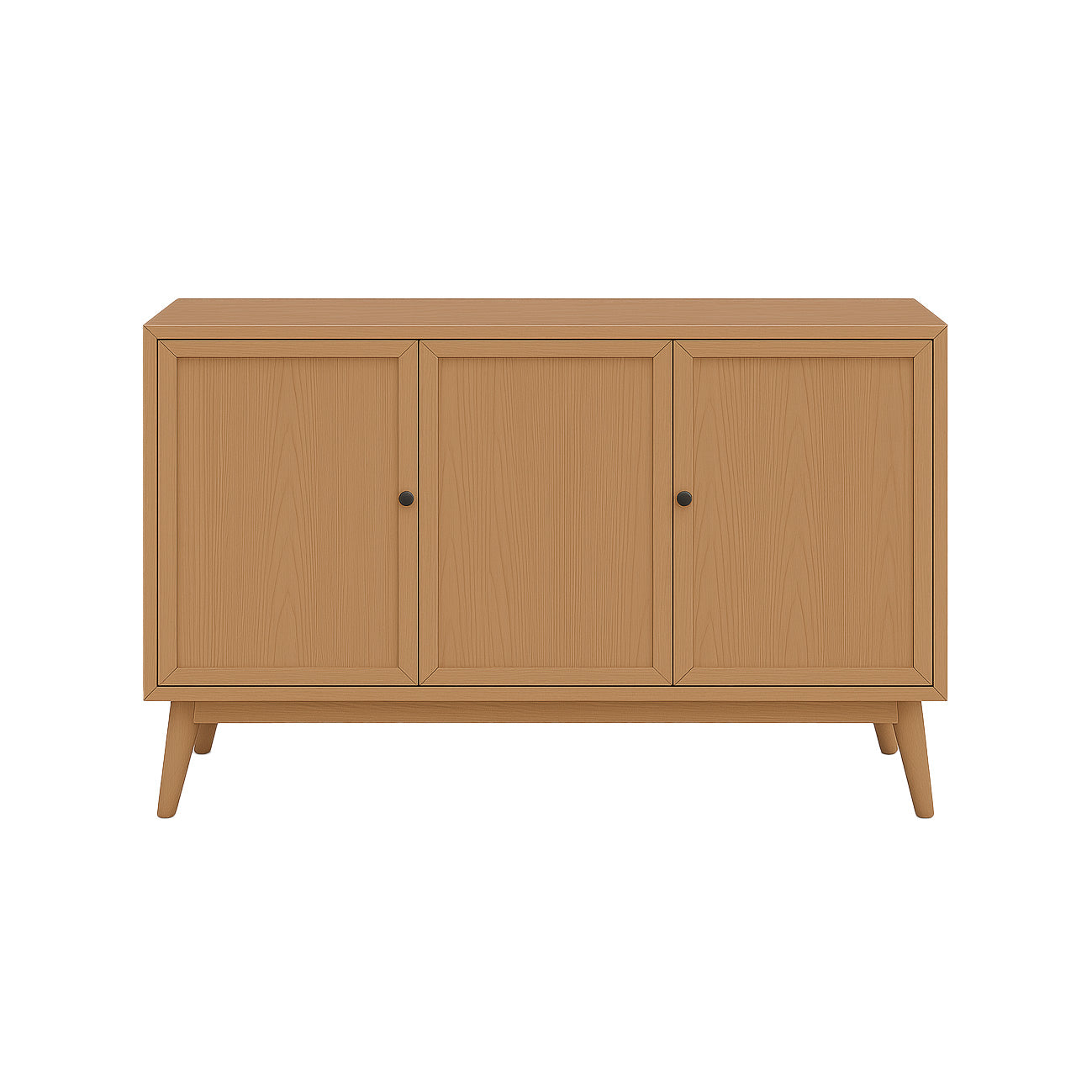 Amara sideboard in Honey Ash — front view