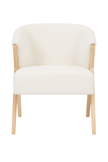 Whispering Cloud — 9-Piece Premium Home Furniture Combo (Cream & Walnut)