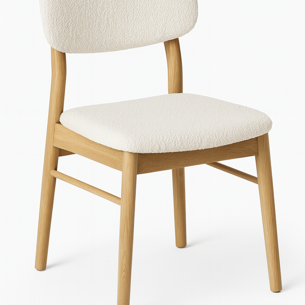LoomRest Dining Chair - Upholstery (Beige & Grey)