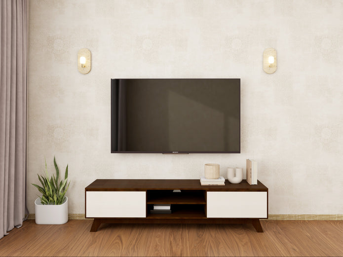 TV/AV unit with storage — Linear Calm entertainment unit