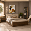 Lush Queen Bed – Modern Storage Bed with Non-Woven Base