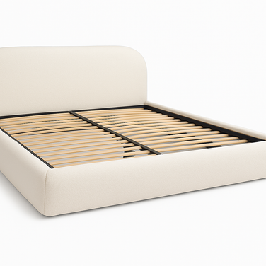 Angled view — Marais Off-White King bed