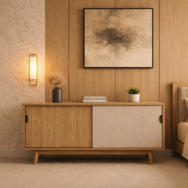 Arbore Eon solid wood luxury sideboard cabinet from Nocturne Collection by DF2H