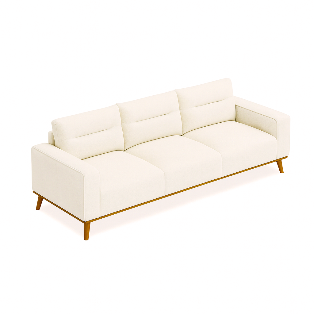 Loom 3-Seater Sofa (Beige) – With or Without Lounger