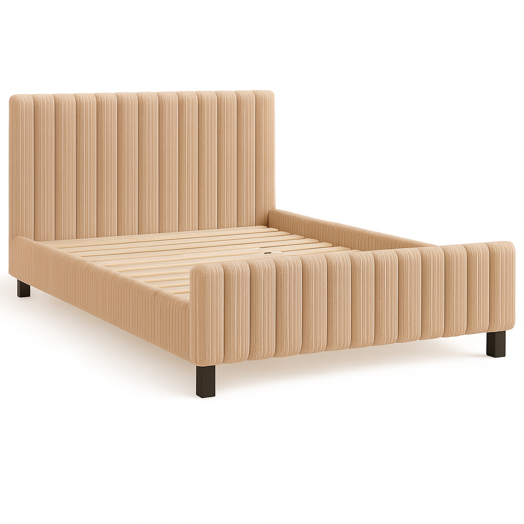 Angled view — Terra bed King Honey Ash