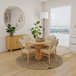 Dining table with four chairs — Terra Lume dining set